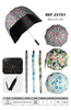 Colorful Pattern Helmet Umbrella-25761