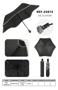 Automatic safety tail umbrella-25874