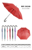 Solid Color Auto Open Straight Umbrella -26248