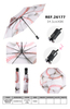 Baseball Print Auto Open & Close Folding Umbrella-26177