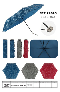 Gradient Mosaic 3D Coating Manual 3-Fold Umbrella 