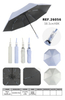 Auto Open & Close 3‑Fold Umbrella-26056
