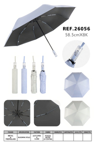 Auto Open & Close 3‑Fold Umbrella-26056